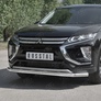 Защита переднего бампера d63 секции RUSSTAL Mitsubishi Eclipse Cross (2018-2025)
