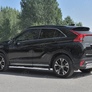 Защита заднего бампера d75х42 дуга RUSSTAL Mitsubishi Eclipse Cross (2018-2024)