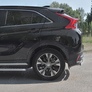 Защита заднего бампера d75х42 дуга RUSSTAL Mitsubishi Eclipse Cross (2018-2024)