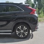 Защита заднего бампера d63 дуга RUSSTAL Mitsubishi Eclipse Cross (2018-2024)