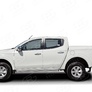 Пороги труба d76 вариант 2 RUSSTAL Mitsubishi L200 (2014-2019)