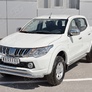 Защита переднего бампера d63 секция RUSSTAL Mitsubishi L200 (2014-2019)