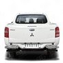 Защита заднего бампера уголки d76 секции RUSSTAL Mitsubishi L200 (2014-2019)