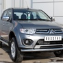 Защита переднего бампера d63 секции RUSSTAL Mitsubishi L200 (2014-2019)