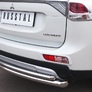 Защита заднего бампера d63 дуга d42 дуга RUSSTAL Mitsubishi Outlander (2014-2019)