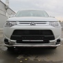 Защита переднего бампера d57 волна Mitsubishi Outlander (2014-2015)