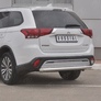 Защита заднего бампера d63 дуга RUSSTAL Mitsubishi Outlander (2018-2023)