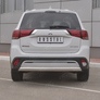 Защита заднего бампера d75х42 дуга RUSSTAL Mitsubishi Outlander (2018-2023)