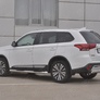 Защита заднего бампера d75х42 дуга RUSSTAL Mitsubishi Outlander (2018-2023)