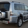 Защита заднего бампера d63 дуга RUSSTAL Mitsubishi Pajero (2012-2014)