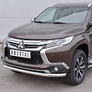 Защита переднего бампера d63 секция RUSSTAL Mitsubishi Pajero Sport (2016-2021)