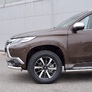 Защита переднего бампера d63 секция RUSSTAL Mitsubishi Pajero Sport (2016-2021)