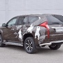 Защита заднего бампера уголки d76 секция RUSSTAL Mitsubishi Pajero Sport (2016-2021)