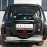 Защита заднего бампера d76 дуга RUSSTAL Mitsubishi Pajero (2014-2024)