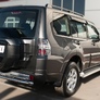 Защита заднего бампера d63 дуга d42х2 дуга RUSSTAL Mitsubishi Pajero (2014-2024)