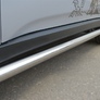 Пороги труба d63 вариант 1 RUSSTAL Mitsubishi Outlander (2012-2014)