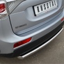 Защита заднего бампера d63 дуга RUSSTAL Mitsubishi Outlander (2012-2014)