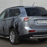 Защита заднего бампера d76х42 дуга RUSSTAL Mitsubishi Outlander (2012-2014)