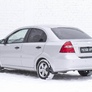 Накладка на задний бампер Русская Артель для Chevrolet Aveo седан (2007-2012)