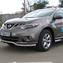 Защита переднего бампера d57 волна Nissan Murano (2011-2016)