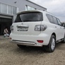 Защита заднего бампера d76+d76 двойная Nissan Patrol (2012-2020)