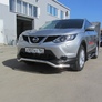 Защита переднего бампера d57 волна Nissan Qashqai (2014-2024)