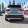 Защита заднего бампера d57 Nissan Qashqai (2014-2024)