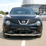 Защита переднего бампера d57+d42 двойная Nissan Juke 2WD (2011-2020)