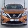 Защита переднего бампера d63 секция RUSSTAL Nissan Murano (2016-2023)