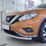 Защита переднего бампера d63 секция RUSSTAL Nissan Murano (2016-2023)