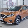 Защита переднего бампера d42 секция RUSSTAL Nissan Murano (2016-2023)