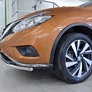 Защита переднего бампера d42 секция RUSSTAL Nissan Murano (2016-2023)