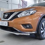 Защита переднего бампера d42 секция RUSSTAL Nissan Murano (2016-2023)