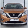 Защита переднего бампера d42 секция-d42 дуга RUSSTAL Nissan Murano (2016-2023)