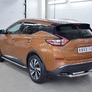 Защита заднего бампера d63 дуга-d42х2 дуги RUSSTAL Nissan Murano (2016-2023)