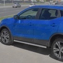 Пороги труба d63 вариант 2 RUSSTAL Nissan Qashqai (2019-2024)