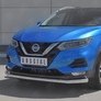 Защита переднего бампера d63 секции RUSSTAL Nissan Qashqai (2019-2024)