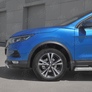 Защита переднего бампера d75х42 дуга RUSSTAL Nissan Qashqai (2019-2024)