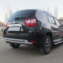 Защита заднего бампера d42+d42 двойная Nissan Terrano (2014-2023)