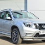 Защита переднего бампера d63 секции d42 дуга декор-паз RUSSTAL Nissan Terrano (2014-2023)