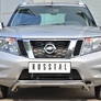 Защита переднего бампера d42 волна под машину RUSSTAL Nissan Terrano (2014-2023)