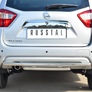 Защита заднего бампера d42 дуга d42 дуга декор паз RUSSTAL Nissan Terrano (2014-2023)