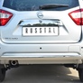 Защита заднего бампера d75х42 дуга RUSSTAL Nissan Terrano (2014-2023)