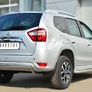 Защита заднего бампера d75х42 дуга RUSSTAL Nissan Terrano (2014-2023)