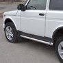 Пороги труба d63 вариант 1 3дв. RUSSTAL Lada 4x4 Urban (2014-2021)