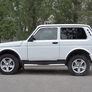 Пороги труба d76 с накладкой вариант 3 3дв. RUSSTAL Lada 4x4 Urban (2014-2021)