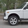 Защита переднего бампера d63 секции RUSSTAL Lada 4x4 Urban (2014-2021)