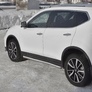 Пороги труба d63 вариант 3 RUSSTAL Nissan X-Trail (2018-2023)