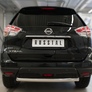 Защита заднего бампера d63 дуга,средняя часть RUSSTAL Nissan X-Trail (2015-2018)