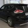 Защита заднего бампера d75х42 дуга RUSSTAL Nissan X-Trail (2015-2018)